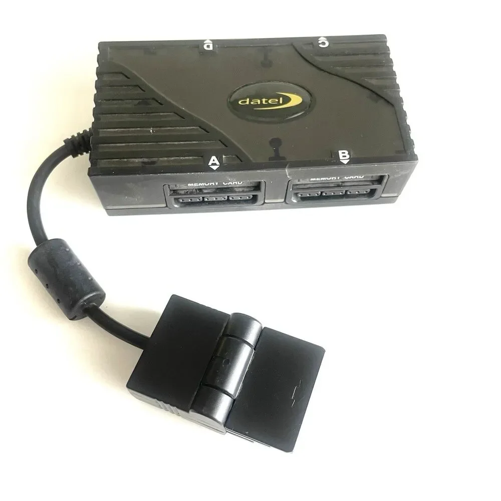 Datel PS2 4-Way Multiplayer Adapter (PS2490D) Playstation 2 TESTED & WORKING!